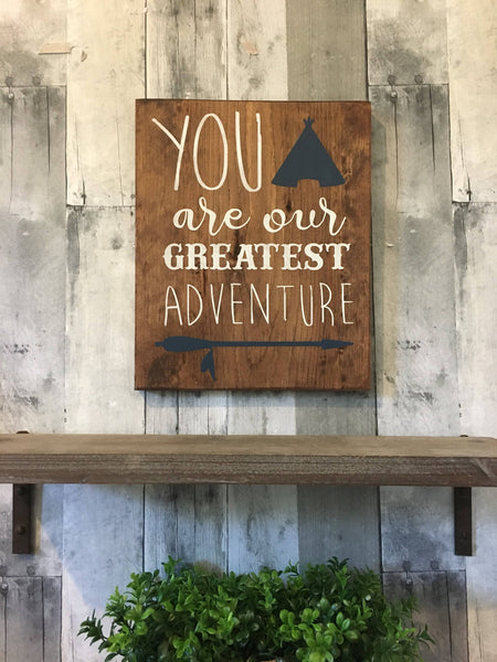 Rustic nursery decor- woodland nursery decor- baby shower gift-nursery wall art