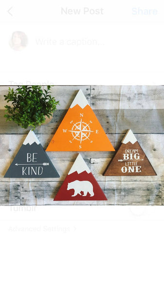 Mountain Nursery, Mountain Nursery Decor, woodland nursery decor