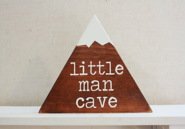 Little babe cave, Little man cave, Woodland nursery decor, rustic nursery decor