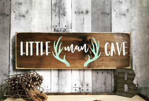 Little Man Cave Sign