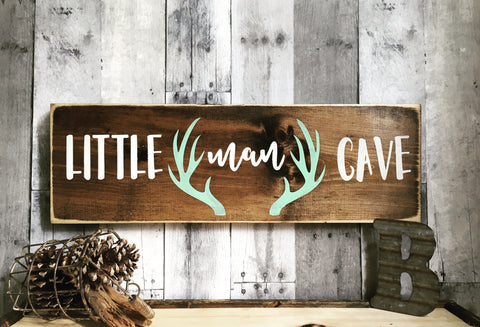 Little Man Cave Sign