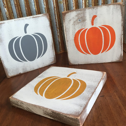 Fall signs / Fall decor / Thankful sign / Pumpkin sign / Wood pumpkin / Autumn decor / Fall wood signs / Thanksgiving decor / Holiday decor