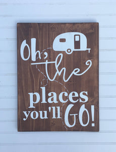 Oh the places you'll go sign, airplane nursery, baby shower gift, plane sign, dr. Suess nursery, airplane decor