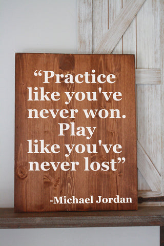 Sport quote, sports decor, Michael Jordan quote, kids decor, basketball decor, motivational quote
