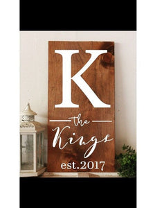 last name sign, last name signs, last name sign wood, last name sign wedding