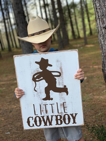 Rustic cowboy sign, cowboy nursery decor, cowboy baby bedding,  western nursery, cowboy baby shower