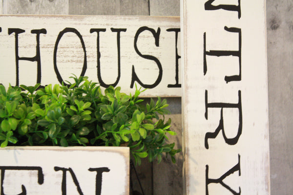 Farmhouse signs