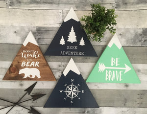 Mountain nursery signs