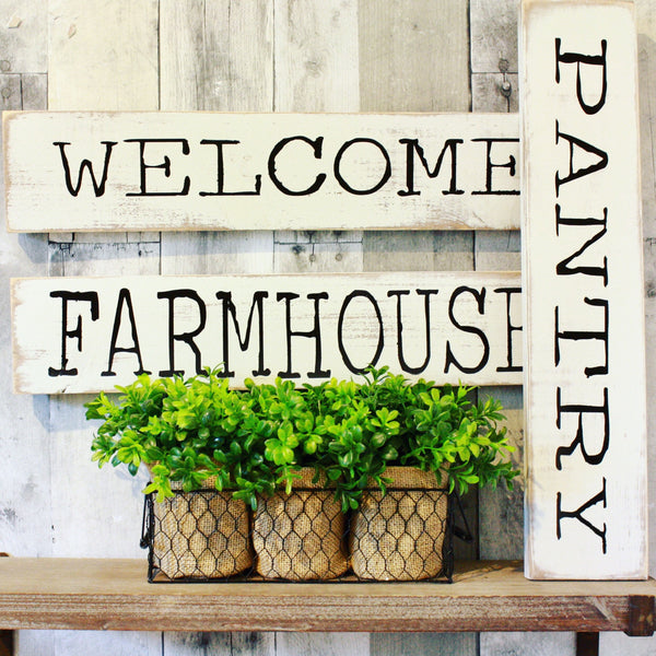 Farmhouse signs