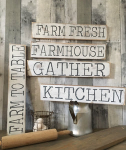 Farmhouse signs