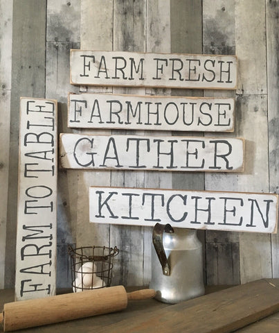 Farmhouse signs